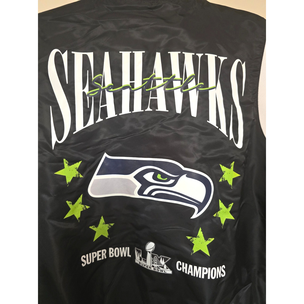 Seattle Seahawks Super Bowl XL Champions Jacket Womens XS Erin Andrews NWT NEW - Picture 3 of 7